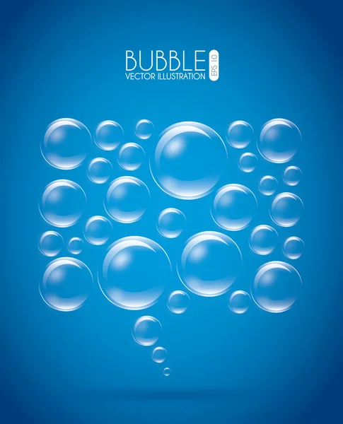 Diseño de burbujas — Vector de stock