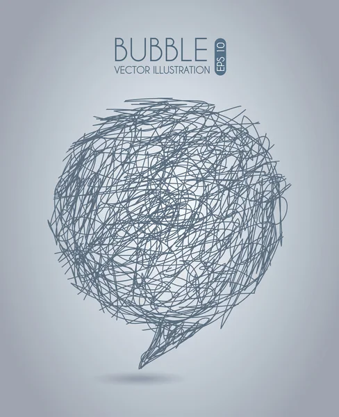 Icono de burbuja — Vector de stock