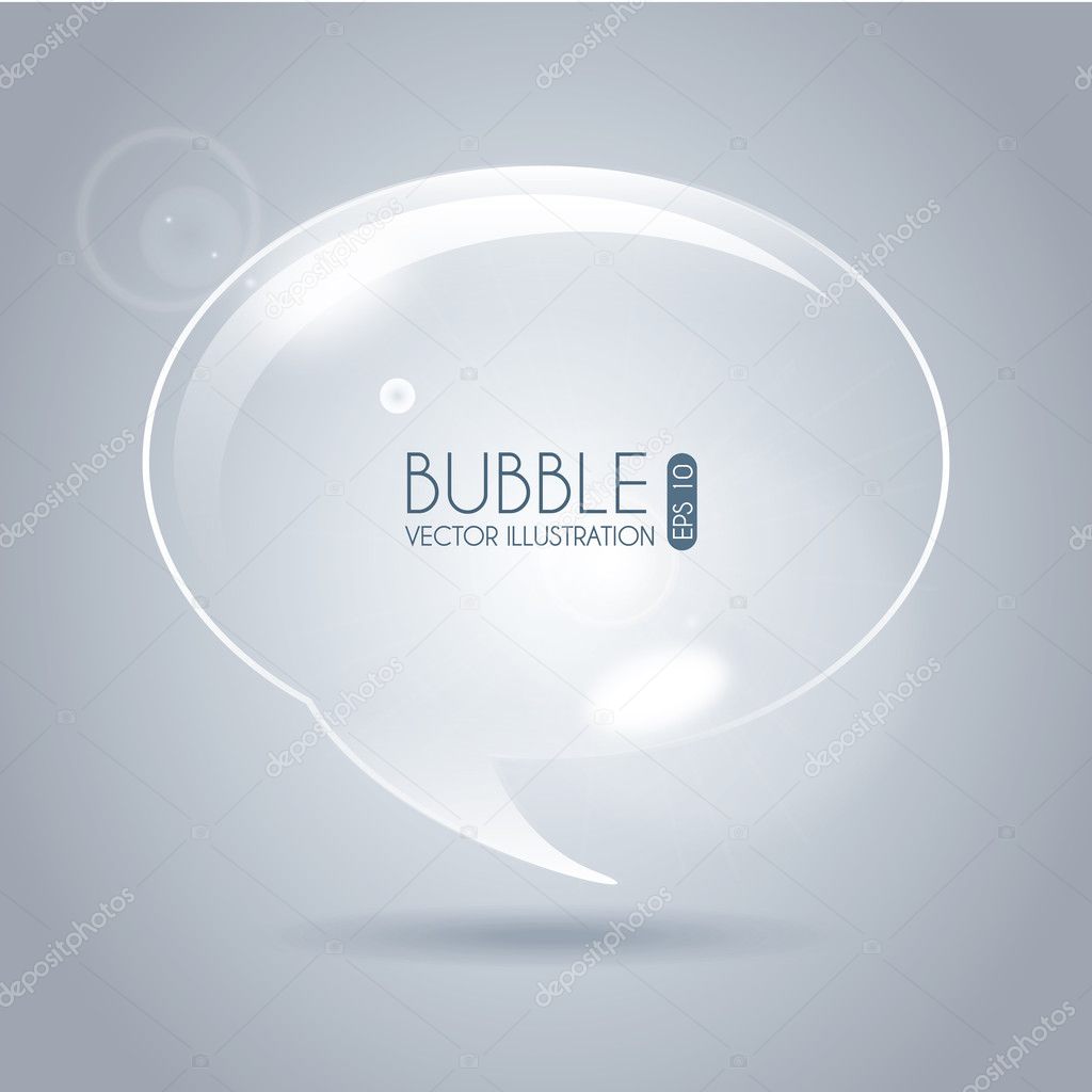 bubble icon oval