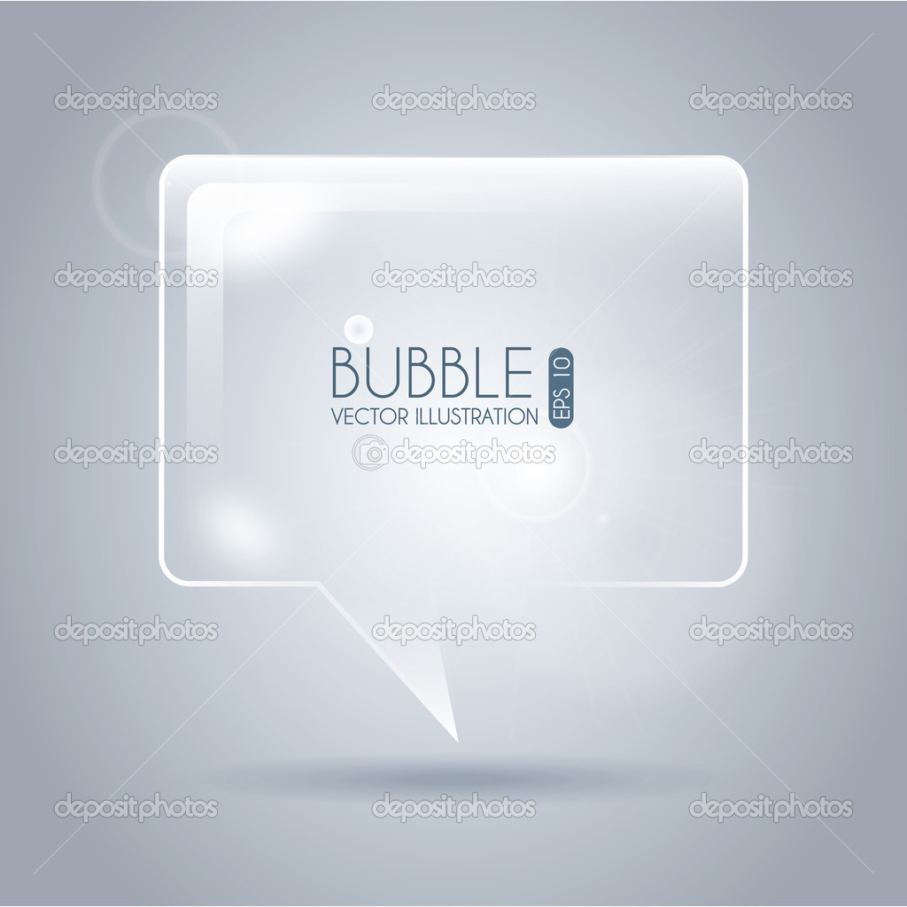 bubble icon square
