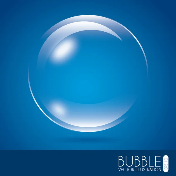 Bubble ontwerp — Stockvector