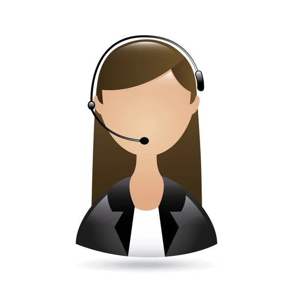 Receptionist — Stock Vector