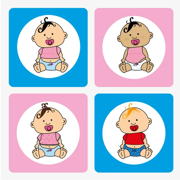 Babys — Stock Vector