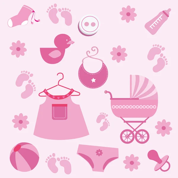 Bébé icônes — Image vectorielle