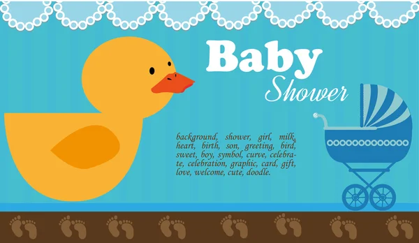 Baby showers — Stock Vector