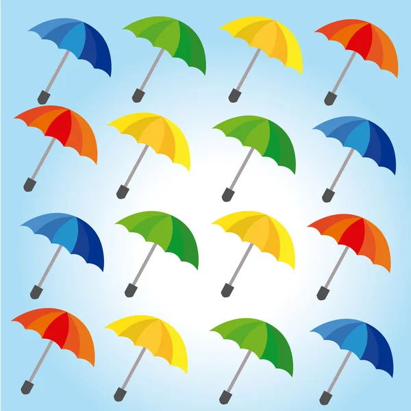 Umbrellas design — Stock Vector