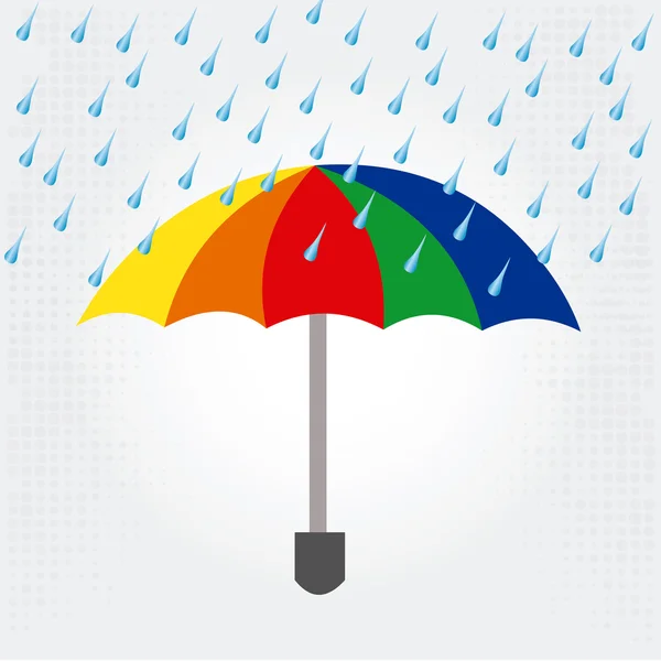 Conception de pluie — Image vectorielle
