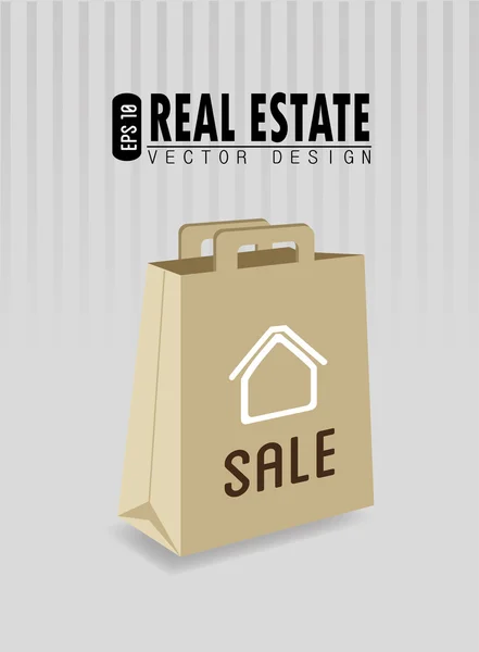 Tas real estate - Stok Vektor