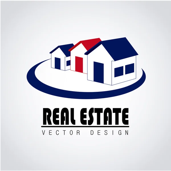 Real estate design — Stock Vector