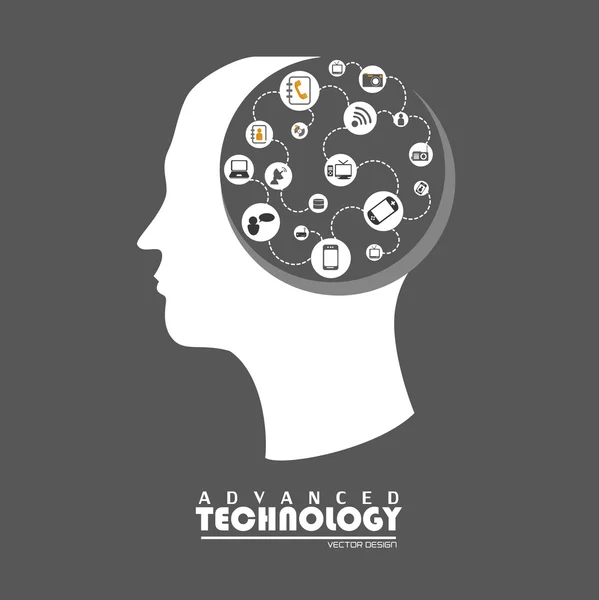 Tecnología avanzada — Archivo Imágenes Vectoriales