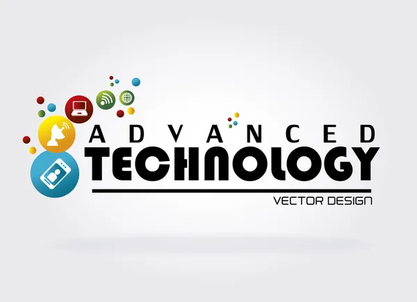 Tecnología avanzada — Vector de stock