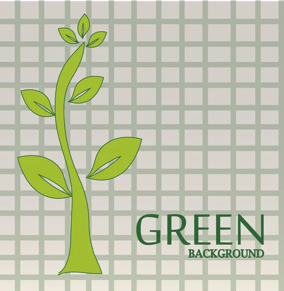 Green background — Stock Vector