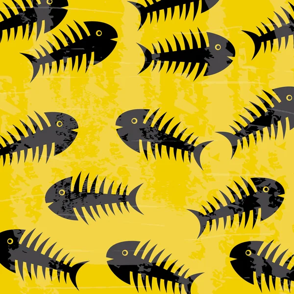 Arêtes de poisson — Image vectorielle