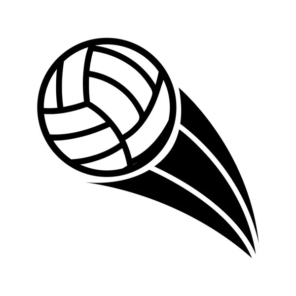 Diseño de voleibol — Vector de stock