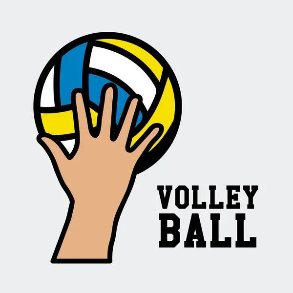 Volleyball design — Stock Vector