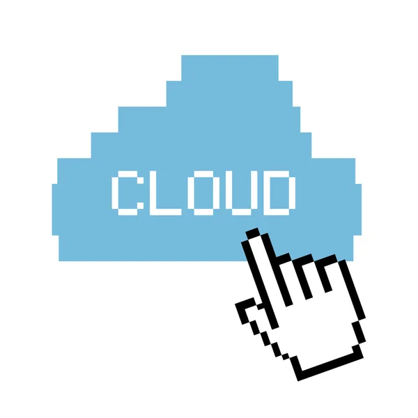 Diseño de nubes — Vector de stock