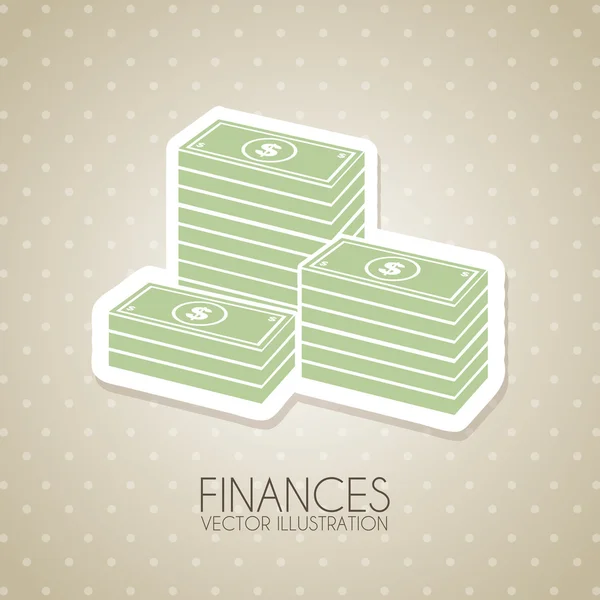 Finances design — Stock Vector