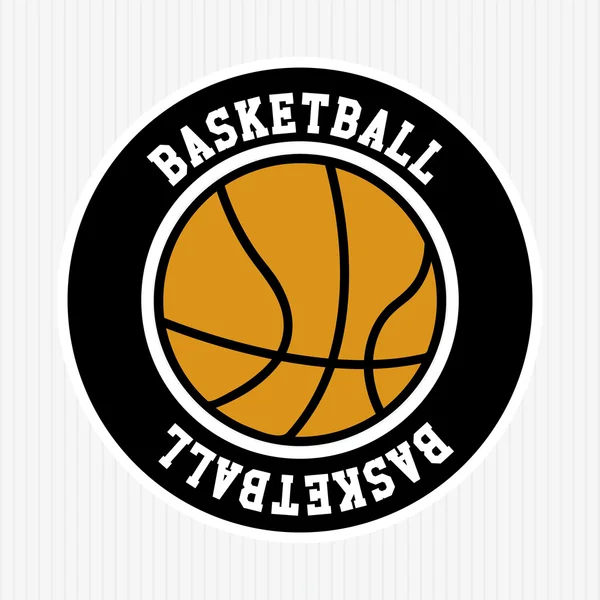 Etiqueta de baloncesto — Vector de stock