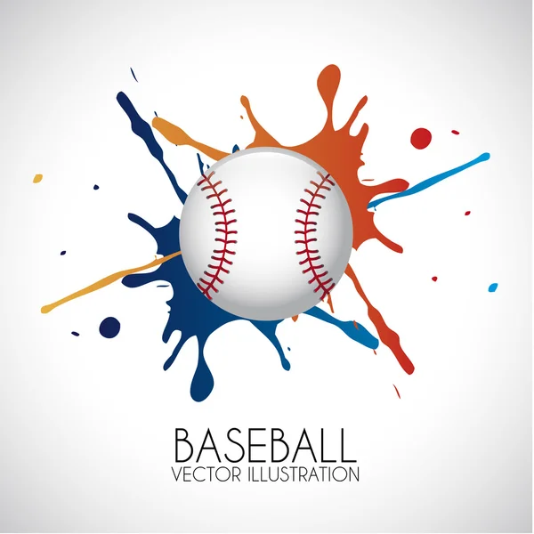 Design baseball — Vettoriale Stock