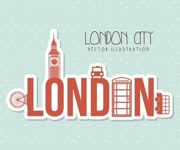 Londen City — Stockvector