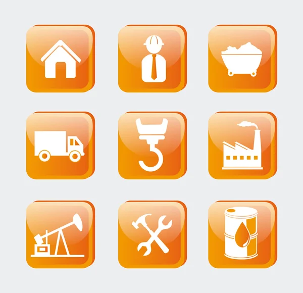 Energy icons — Stock Vector