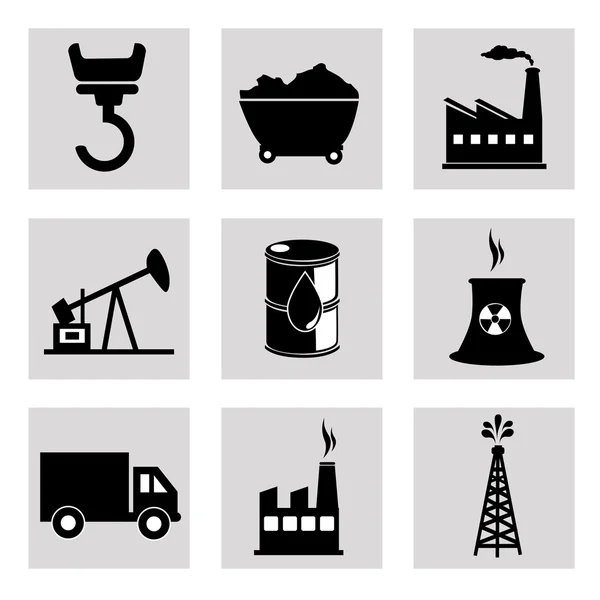 Energy icons — Stock Vector