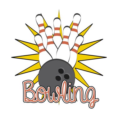 Bowling design vector Bowling design vector