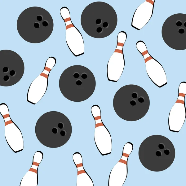 Bowling pozadí — Stockový vektor