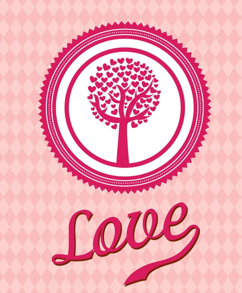 Love seal — Stock Vector