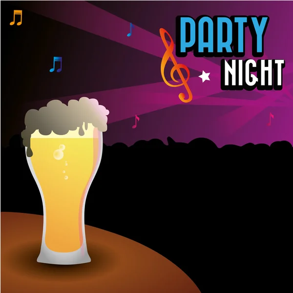 Party night — Stock Vector