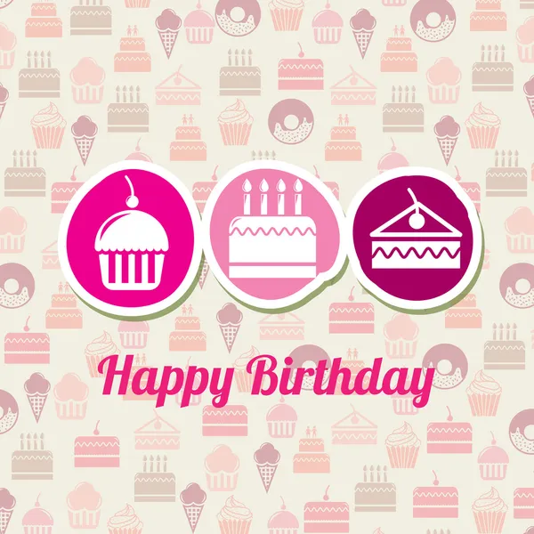 Happy birthday — Stock Vector