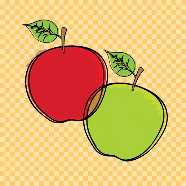 Frutas — Vector de stock