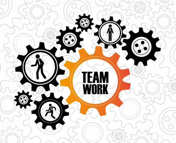 Teamwerk — Stockvector
