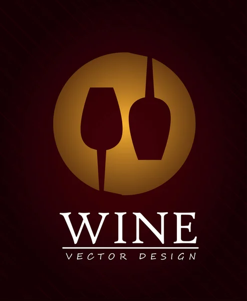 Vino — Vettoriale Stock