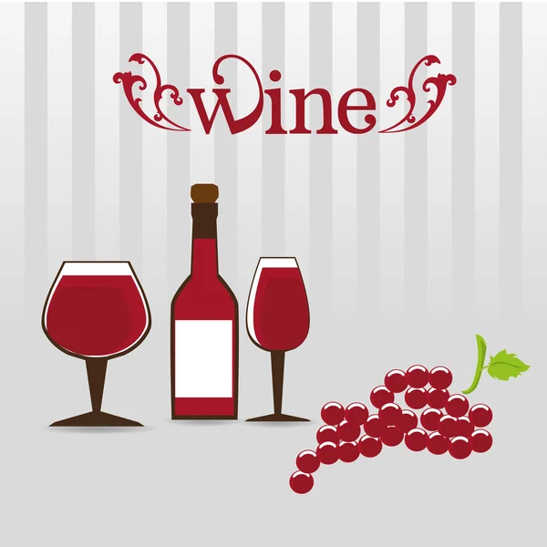 Conception du vin — Image vectorielle