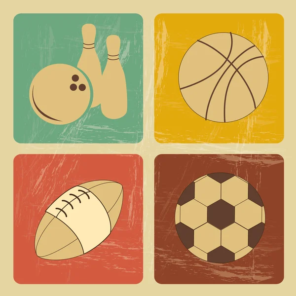 Αθλητικά εικονίδια — Διανυσματικό Αρχείο