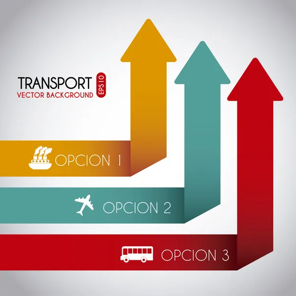 Transport infographics — Stock Vector