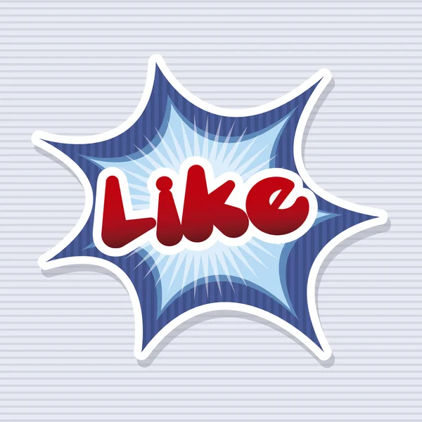 Like — Stock Vector