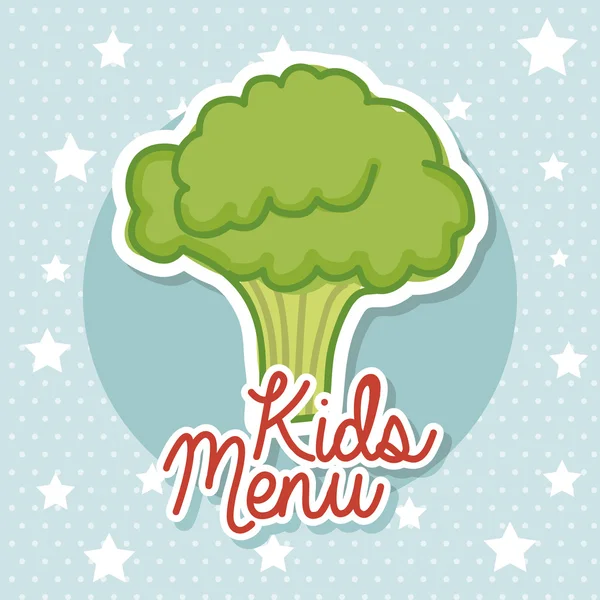 Menu enfants — Image vectorielle