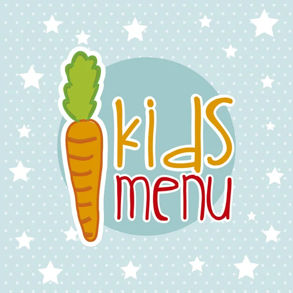 Kindermenu — Stockvector