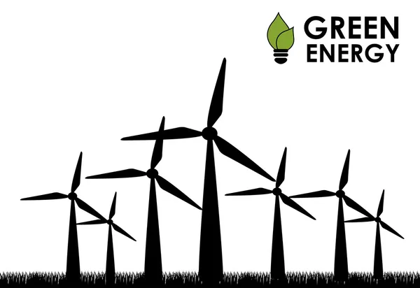 Grüne Energie — Stockvektor