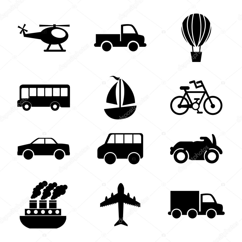 transports icons