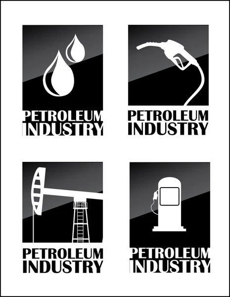 Petroleumindustrin — Stock vektor