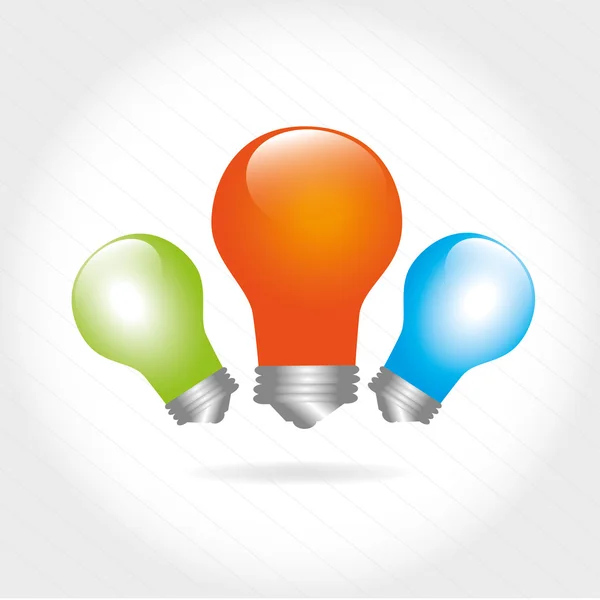 Bulbs design — Stock Vector