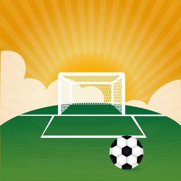 Ποδόσφαιρο σχεδιασμού — Διανυσματικό Αρχείο