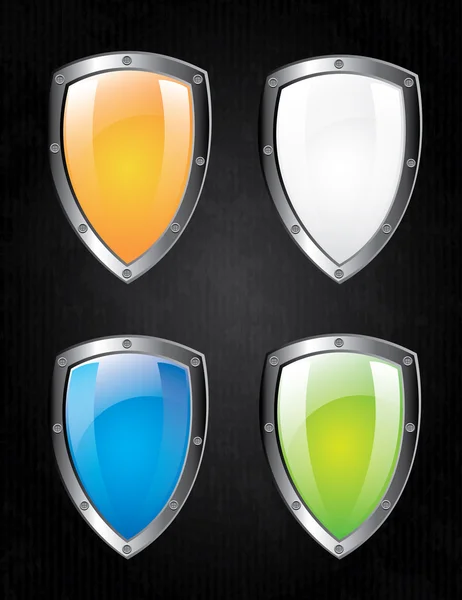 Shields — Stock Vector