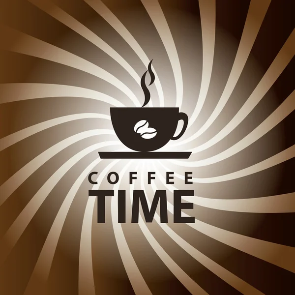 Kávé idő — Stock Vector