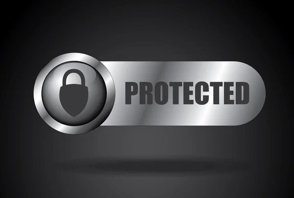 Beschermd — Stockvector