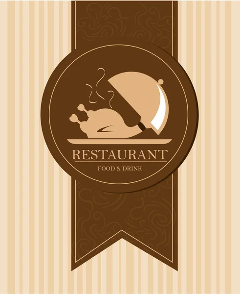 餐厅标签 — 图库矢量图片