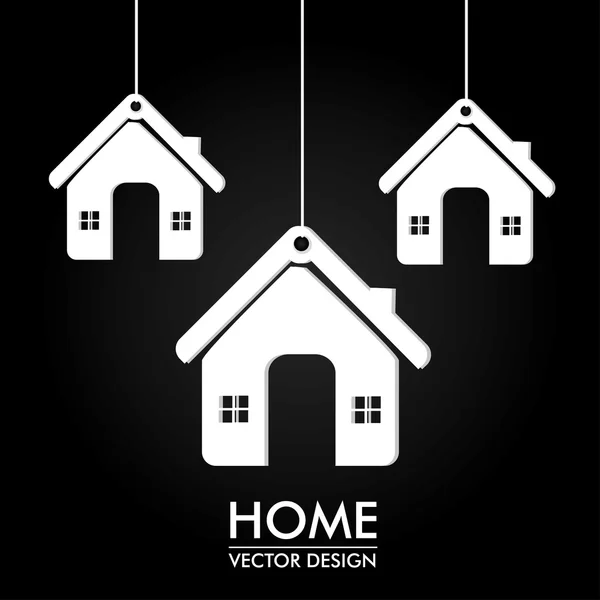 Home labels — Stock Vector